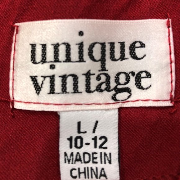 Retro Inspired Red "Delores" Swing Dress - Picture 5 of 5